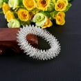thumbnail image 3 of Stainless Steel Adjustable Fidget Rings and Wrist Massager Bracelet for Relaxation Therapy, 3 of 8