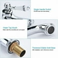 thumbnail image 5 of Vintage Faucet, Quick Installation Solid Brass Basin Tap with Pure Lead-Copper Material, Ultra-High Temperature Ceramic Spool for Hot/Cold Water Basin Tap in Your Bathroom or, 5 of 5