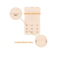 thumbnail image 4 of INSPIRE CHIC Women's Elastic Bra Hook Extensions 3 Rows 2 Pcs Apricot 1 and Skin Color, 4 of 6