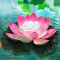 thumbnail image 1 of Luz De Piscina Flotante Pool Funny Lotus Lamp Funciona con pilas LED Colorful Lotus Lantern Multicolor, 1 of 4