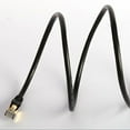 thumbnail image 3 of SPRING Câble Réseau 10 m CAT 6 Patchs pour RJ45, Câble Ethernet Réseau Blanc/noir Noir, 3 of 9