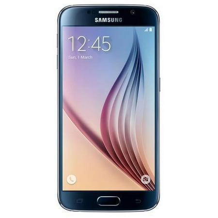 Samsung Galaxy S6-Black Saphire 5.1" Touch Screen-16.0 Megapixel Camera-Android 5.0.2 w/ NFC
