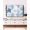 thumbnail image 3 of Outdoor TV Cover 48 to 50 Inch Weatherproof, Blue Grey Coastal Beach Waterproof TV Screen Protector for Outside Decor with Zipper and Pocket 48"L x 30"H , Ocean Animals Pattern, 3 of 7