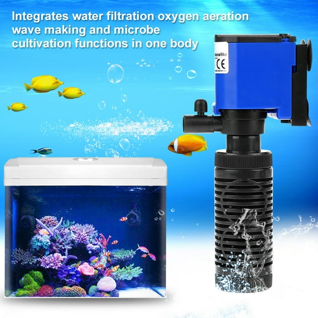 Filtro interno para pecera, acuario, pecera interna, bomba sumergible, filtro de acuario, diseño revolucionario