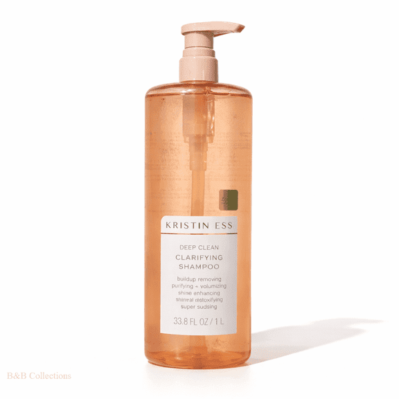 Kristin Ess Deep Clean Clarifying Shampoo, Buildup Removing, Shine Enhancing, 33.8 fl oz