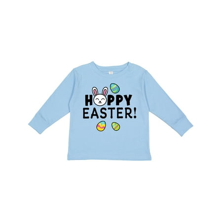 

Inktastic Happy Easter with Bunny Replacing a Gift Toddler Boy or Toddler Girl Long Sleeve T-Shirt