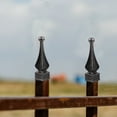 thumbnail image 1 of SHINYPASING 1Set Black Conical Fence Decorations for Homeowners Yard Protection, 1 of 8