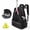 black, variant on Studyset Tennis Backpack Tennis Bag, 2 Racket Pickleball Bag with Separate Shoe Compartment, Large Tennis Racket Bag for Racquet Sport Equipment Suitble for Women Men Teenagers