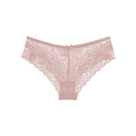 

Bomotoo Women 3PCS Underwear Transparent Sexy Briefs Gift Breathable Seamless Lingerie