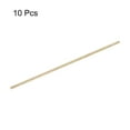 thumbnail image 3 of Uxcell 2mm x 300mm Brass Round Rod Metal Solid Shaft Rods Lathe Bar 10Pcs, 3 of 5