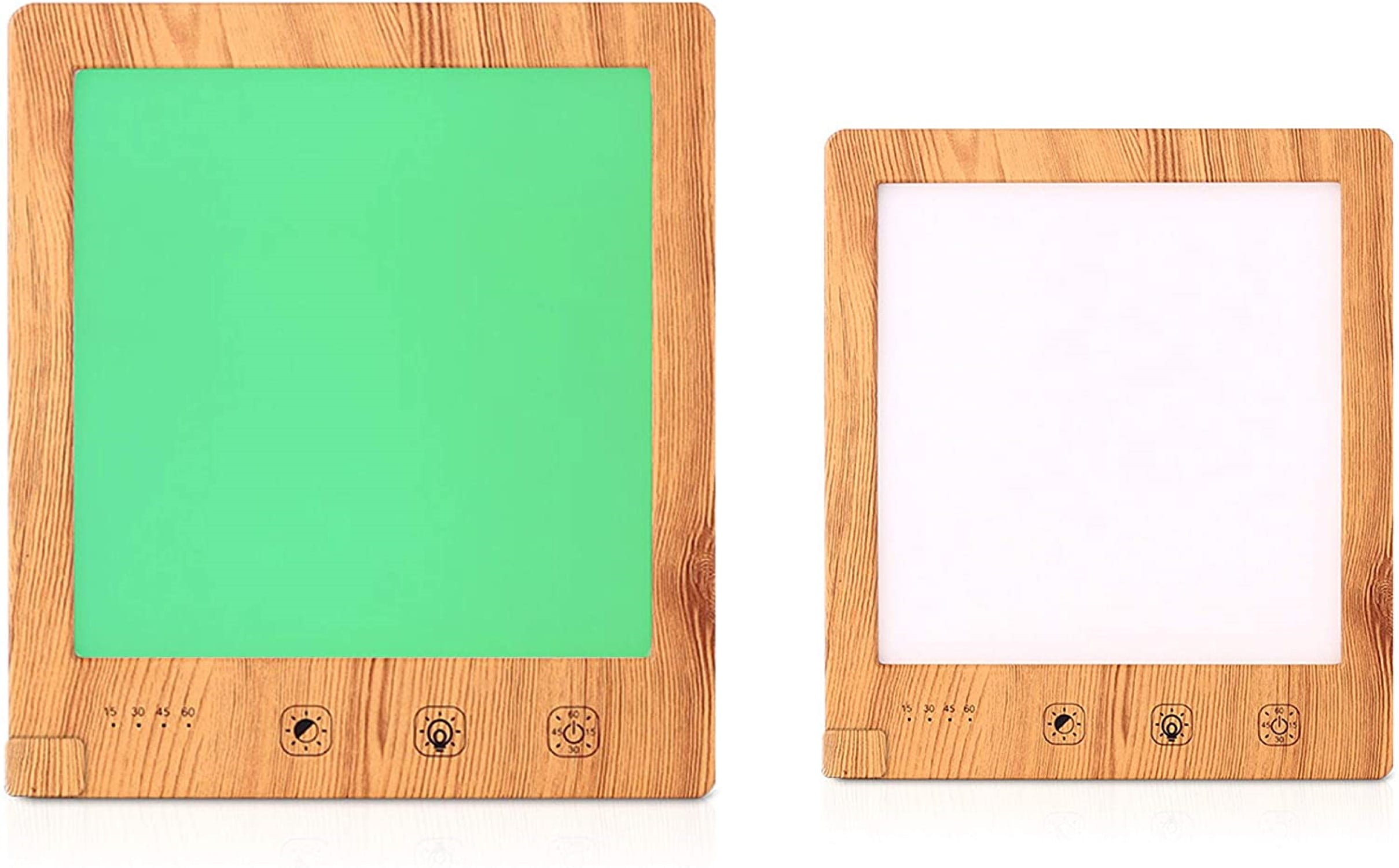 Light Therapy White and Green Light Therapy Lamp Sun Box 10000 Lux LED