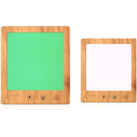 Light Therapy White and Green Light Therapy Lamp Sun Box- 10000 Lux LED UV Free, Green Light Therapy, Adjustable Brightness - Happy Mood Light for Migraine, Anxiety, Stress, Insomnia Relief