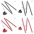 thumbnail image 4 of Sonducket Poste de lámpara de Camping, poste de aleación de aluminio plegable, gancho de rotación de 270 grados, Kit de soporte de luz portátil, carpas Rojo Doble cabeza Sonducket OD020923-04B, 4 of 6