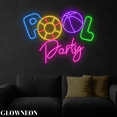 thumbnail image 4 of Glownneon Pool Party Wall Decor, Summer Beach Swimming Led Neon Lights, 4 of 5