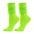 thumbnail image 3 of Socks for Women Slouch Scrunch Long High Tube Socks Stretchable Knee High Socks Thick Winter Warm Cozy Casual Fun Socks for Women, 3 of 4