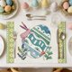 thumbnail image 1 of Decoraciones de Pascua, adornos de Pascua, regalos de Pascua, manteles individuales con temática de Pascua, manteles con estampados de conejos y huevos de Pascua, manteles individuales para decoración, 1 of 6