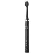 Gleem Battery Toothbrush, Full Head, Soft, Black, 1 Count, for Adults & Children 3+