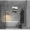 thumbnail image 5 of Highland Cow Bathroom Decor Wall Art Funny Bathroom Farm Cow Canvas Print Black And White Cow Bathroom Wall Decor Rubber Duck Cute Cow In Bathtub Wall Art Home Decor For Bathroom Bedroom 12x16 Inch, 5 of 6