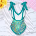 thumbnail image 1 of Traje de Baño Conjunto de bikini para mujer Traje de baño de dos piezas con control de barriga y falda cruzada (Verde XXL) Cgtredaw Verde T XXL para Mujer, 1 of 5