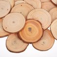 thumbnail image 4 of MRLESS 20pcs Natural Wooden Craft Slices Wood Chips for Christmas Ornaments, Kids Art Projects, Holiday Decorations, and Crafts, 4 of 8