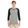 thumbnail image 4 of Jerzees 601RR Adult TRI-BLEND Baseball Raglan, 4 of 12