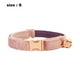 thumbnail image 2 of Collar y correa para perros, conjunto de terciopelo, suave y cómodo, collares ajustables para perros., 2 of 5