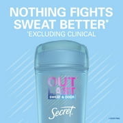 Secret Outlast Antiperspirant Deodorant for Women, Clear Gel, Unscented, 3.4 oz