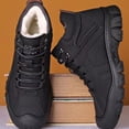 thumbnail image 2 of Zapatos de cuero de otoño e invierno, zapatos casuales gruesos con forro polar para hombres, comercio exterior, zapatos de cuero de caña alta para hombres, botas de nieve para deportes al aire libre, 2 of 4