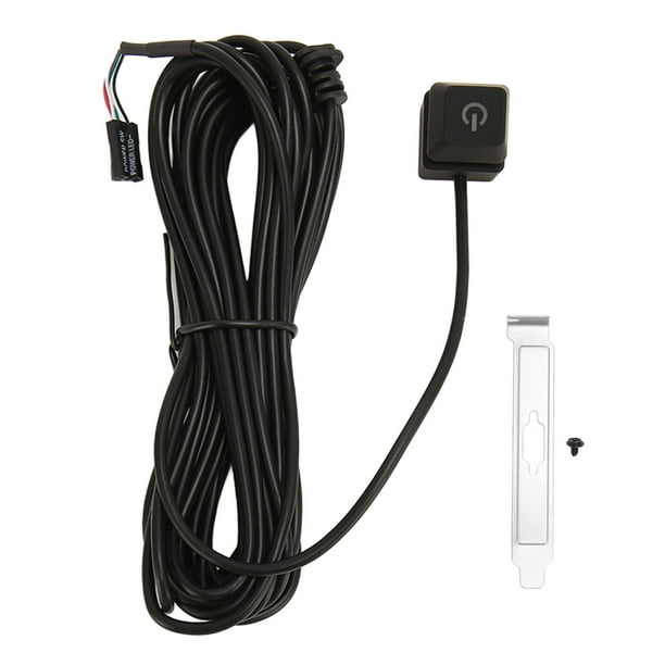 Cable adaptador de control de fuente de alimentación, extensión del botón de encendido de PC Extensión del botón de encendido de PC Botón de encendido externo de PC diseñado a medida