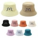 thumbnail image 4 of Sombreros de cubo Bordado Qarigey Gorras de pescador vintage Estampado en la playa, 4 of 6
