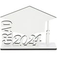 thumbnail image 1 of OULII Cadre pour Diplômé Bricolage Blanc Cadre Photo Décoratif pour Donateurs 1 Pce, 1 of 6