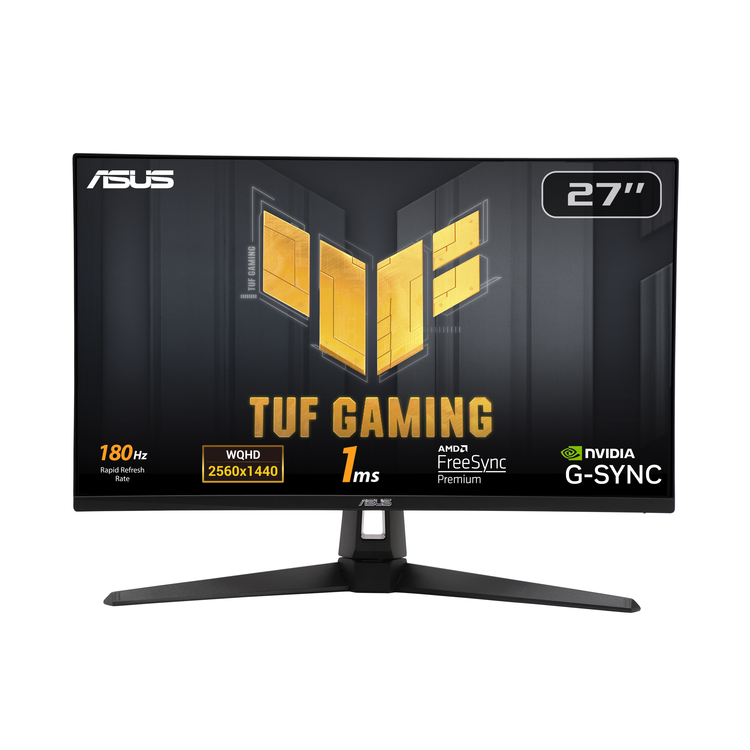 ASUS TUF Gaming VG27AQ3AZ Gaming Monitor – 27" QHD (2560x1440), 180Hz, Fast IPS, 1ms (GTG)