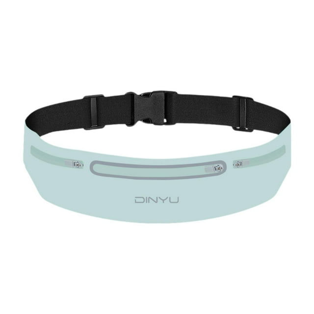 Riñonera para correr DYNWAVEMX bolsa de cintura ligera para mujeres y hombres soporte para teléfono verde