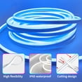 thumbnail image 7 of 100ft LED Neon Lights 24V RGB LED Rope Lights with Remote Control APP Control IP65 Waterproof Flexible Neon LED Strip Lights for Bedroom Room Outdoors Decor (2 Rolls of 50ft), 7 of 7