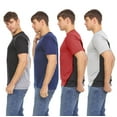 thumbnail image 2 of 4 Pack: Daresay Mens Dri Fit Shirts Moisture Wicking Tshirt For Men Gym Shirts For Men (up to Size 3X), 2 of 5