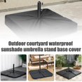 thumbnail image 4 of Housse de Base de Parasol en Toile Oxford 600D, Noire, Imperméable, pour Parasols de Patio et Protection de Meubles d'Extérieur, 4 of 8