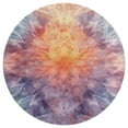 thumbnail image 3 of Kaleidoscope Mandala Colorful Floral Boho Floral Medallion Round Rug - Small Round Area Rug, Soft Non-Slip Machine Washable Bedroom Mat Indoor Accent Entry Carpet for Office Desk Dorm Hallway, 3 of 6