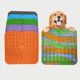 thumbnail image 4 of Estera de silicona para lamer para mascotas, plato de comida lenta para perros, distracción de baño, succionador de entrenamiento de comida, suministros de comedero para perros, 4 of 5