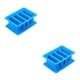 thumbnail image 1 of Bewildely Molde de silicona para mantequilla con formas rectangulares, bandeja con tapa, 4 cavidades, molde para helado, molde para jabón, utensilios de Type2 NO2, 1 of 6