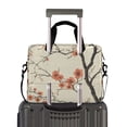 thumbnail image 2 of FORMRS 16" Laptop Bag Carrying Sleeve Case with Handle Travel Shoulder Briefcase, Light Red Flowers, 2 of 8
