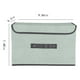 thumbnail image 2 of Caja de tela plegable con tapa | Juego de 2 piezas (grande y pequeña) | Organización de armarios y habitaciones | Almacenamiento de juguetes y oficina | Gris, verde, beige y rosa, 2 of 6