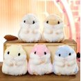 thumbnail image 3 of Hámster de peluche, cojín de animales de peluche suave, muñeca de juguete de 4 "/10 cm, juguetes de peluche de ratón, los mejores regalos de cumpleaños para niños, juguetes para bebés (rosa fuerte), 3 of 3