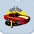 thumbnail image 4 of Inktastic Race Car 1st Birthday Boys Baby Bib, 4 of 4