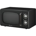 thumbnail image 2 of Magic Chef 0.7-Cu. Ft. 700W Retro Countertop Microwave Oven in Black, 2 of 4