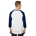 thumbnail image 2 of Jerzees Unisex Premium Blend Ring-Spun 3/4 Sleeve Raglan T-Shirt, 2 of 3
