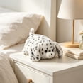 thumbnail image 7 of Realistic Spotted Seal Stuffed Animal Plush Toy, Soft Cuddly Sleep Aid Anxiety Relief Plush Doll, Warm Companion Gift for Kids and Adults Animal Lovers, 7 of 7
