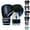 Black Blue, variant on MRX Boxing Gloves Fighting Training Combat Train Workout Sparring Grappling Durable Light Weight Adult Punch Bag Glove Muay Thai Punching Mitts Kickboxing MMA Gloves Men and Women Purple 6oz