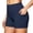 AE05-Navy, variant on Biker Shorts For Women With Pockets - Booty High Waisted Tummy Control Spandex Volleyball Short For Workout Yoga Blue 2XL