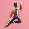 thumbnail image 2 of Nutcracker Soldier Resin Ornament with Sword 4 inch, 2 of 2