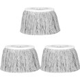 thumbnail image 1 of wonima02 3Pcs Round Mop Head Replacement, Water Absorption Thicken Round Cotton Thread Spin Mop Refill for Home Kitchen, 1 of 1